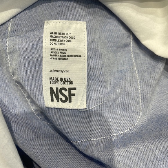 NSF color block blouse, Large, Excellent condition - Picture 8 of 10